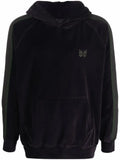 Needles logo embroidered hoodie