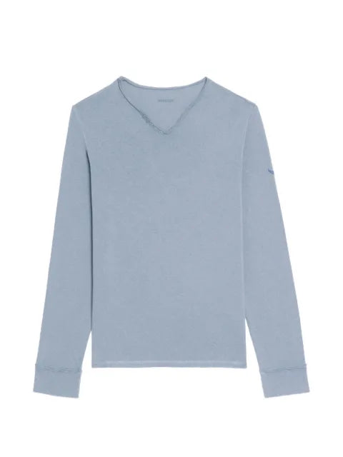 Zadig&Voltaire buttoned V-neck T-shirt