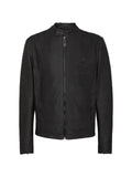 Philipp Plein Moto jacket in python leather