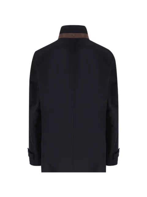 Herno high-neck button-up jacket
