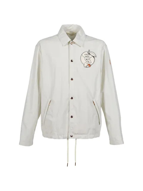 Moncler x Gilga Farm by Donald Glover Satsuma graphic-patch shirt jacket