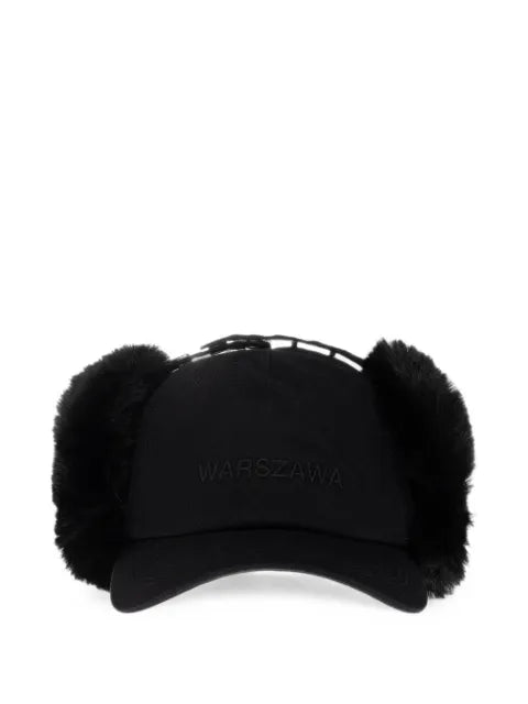 MISBHV faux-fur ear-flap baseball cap
