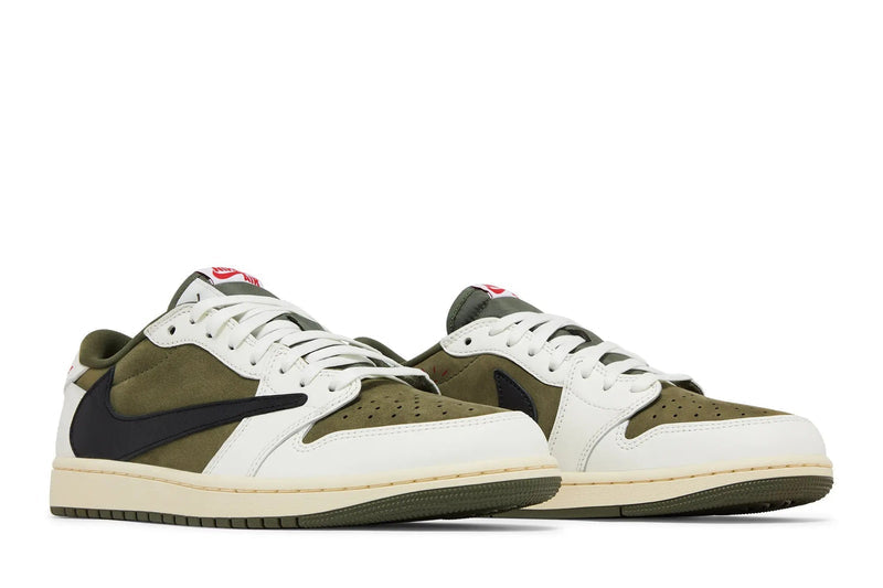 Travis Scott x Air Jordan 1 Low OG SP 'Reverse Olive' Men's & Women's Sneakers