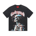 Godspeed Washed Black Skull Graphic T-Shirt