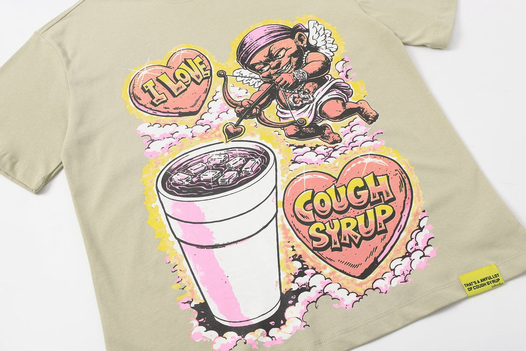 That's A Awful Lot Of Cough Syrup Cupid Graphic T-Shirt