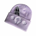 Chrome Hearts Horse Shoe Beanie Purple