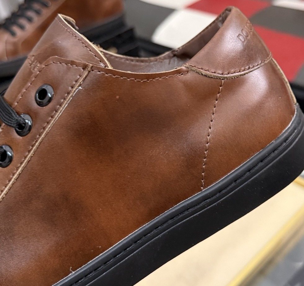 DG Brown Lace-Up Casual Shoes