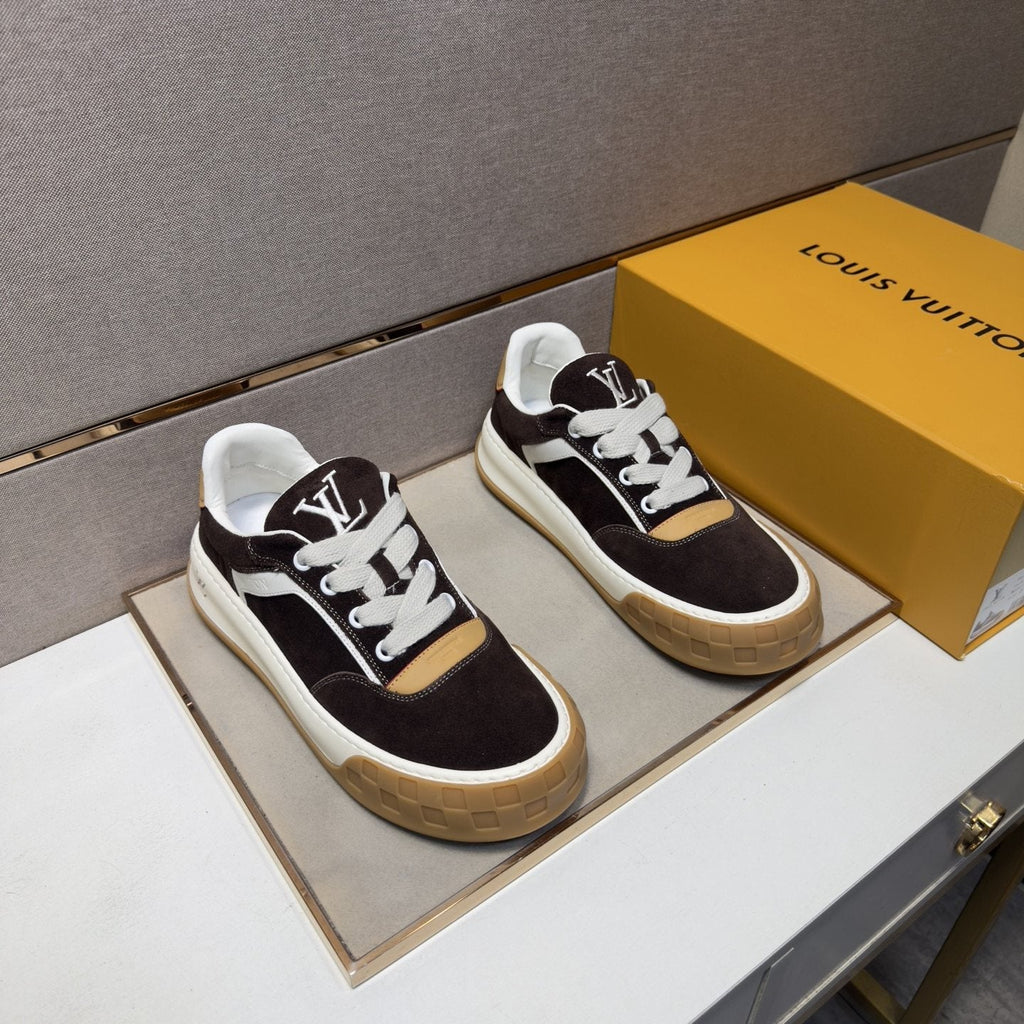 Louis Vuitton Men's Paneled Low-Top Sneakers