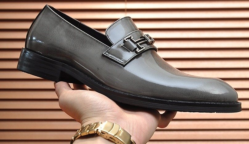 Hermès Men's H-Hardware Leather Loafers